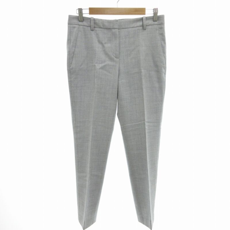 美品】theory luxe ストレッチライトグレー テーパードパンツ