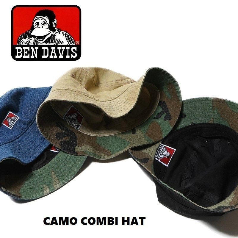 BEN DAVIS ベンデイビス CAMO COMBI HAT バケットハット