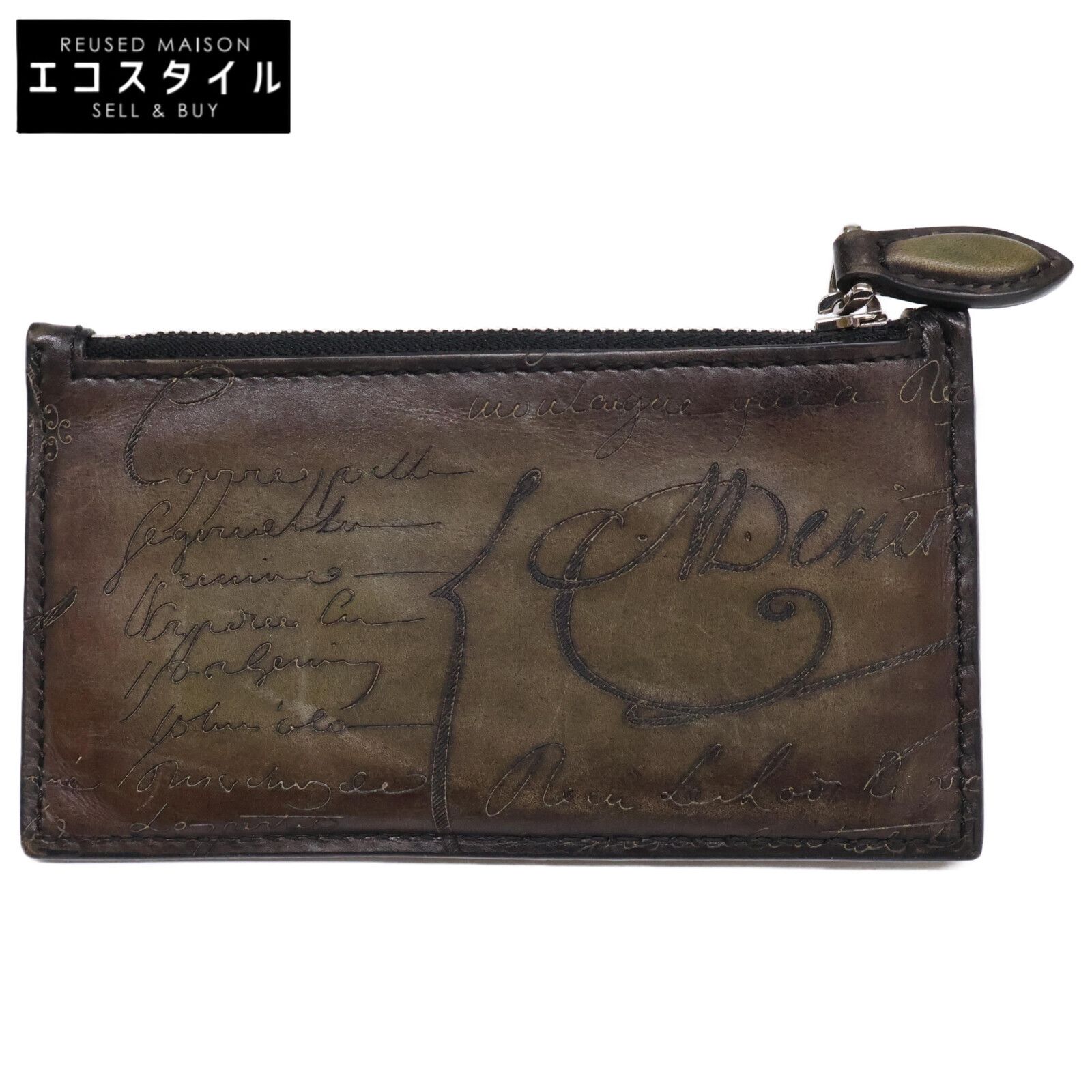 berluti ベルルッティ コア マキシ スクリットレザー ロング ジップ カードホルダー