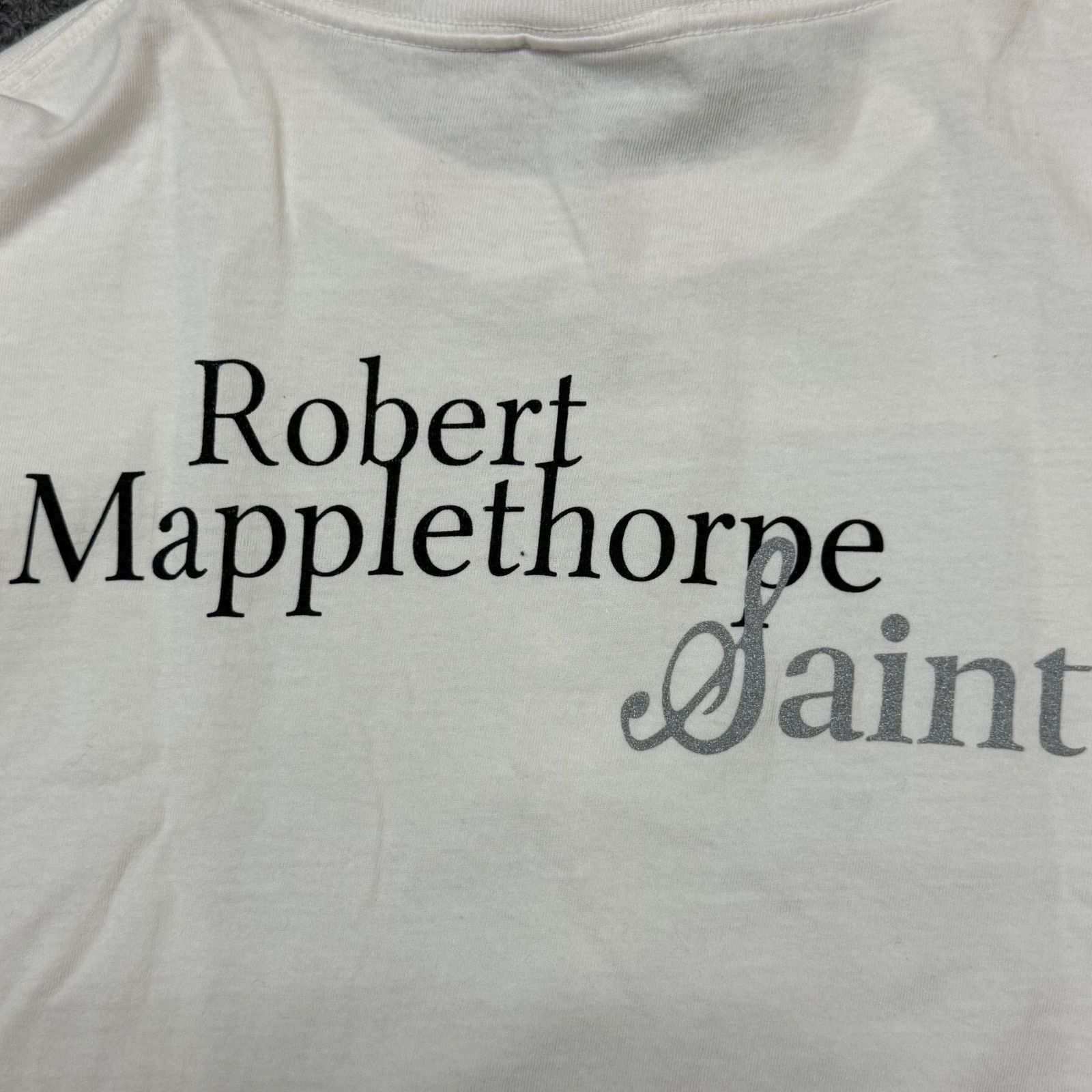 SAINT MICHAEL×Robert Mapplethorpe 25SS MT_SS TEE/PORTRAIT/WHITE 
