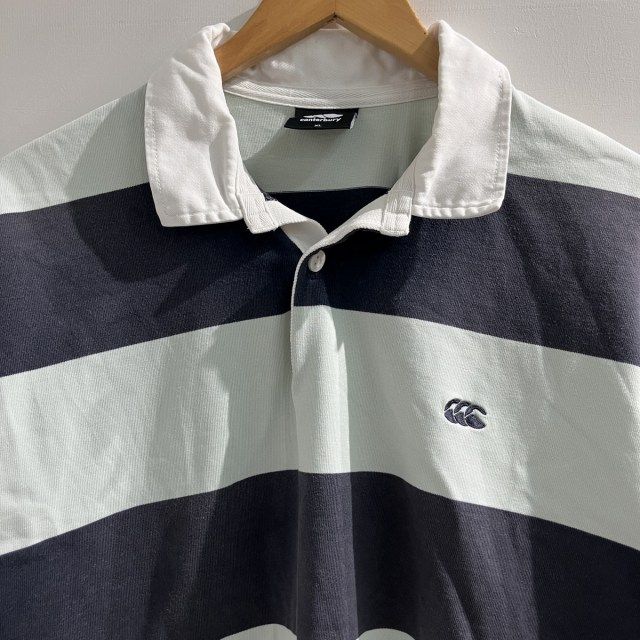 カンタベリー CANTERBURY ラガーシャツ ポロシャツ ボーダー