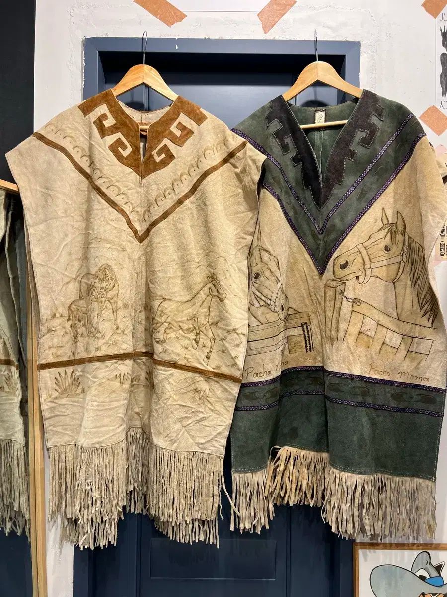 OLD WESTERN COWBOY PONCHO COAT ネイティブアメリカン