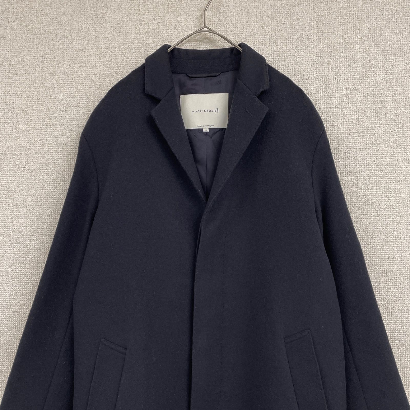 MACKINTOSH マッキントッシュ バルカラーコート ロング 比翼 カシミヤ