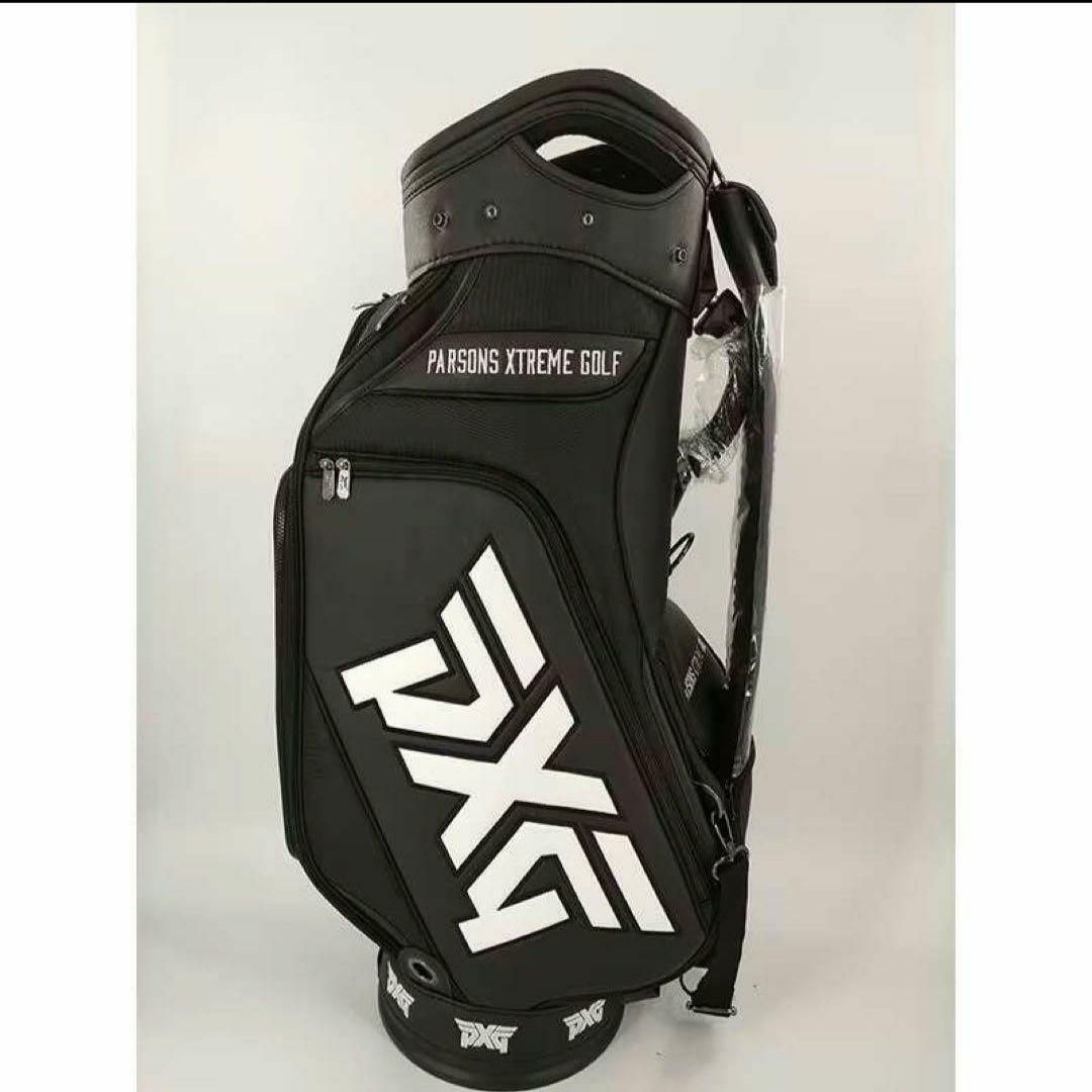 PXG PARSONS XTREME GOLF ブラック キャディバッグ 黒 PARSONS XTREME GOLF ブラックゴルフバッグ ツアー キャディ