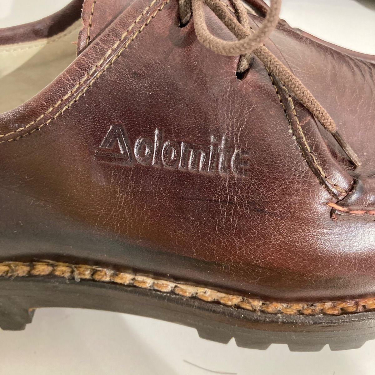 Dolomite ドロミテ チロリアンシューズ サイズ40 25㎝ 赤茶 こげ茶 紐