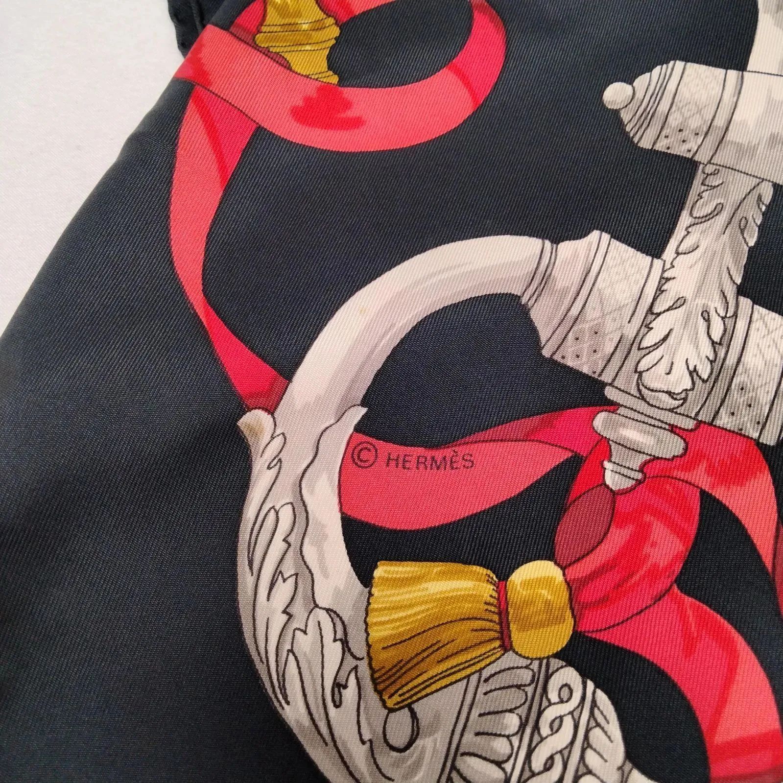 ✨️HERMES✨️エルメス カレ90 スカーフ シルク FERRONNERIE 鉄