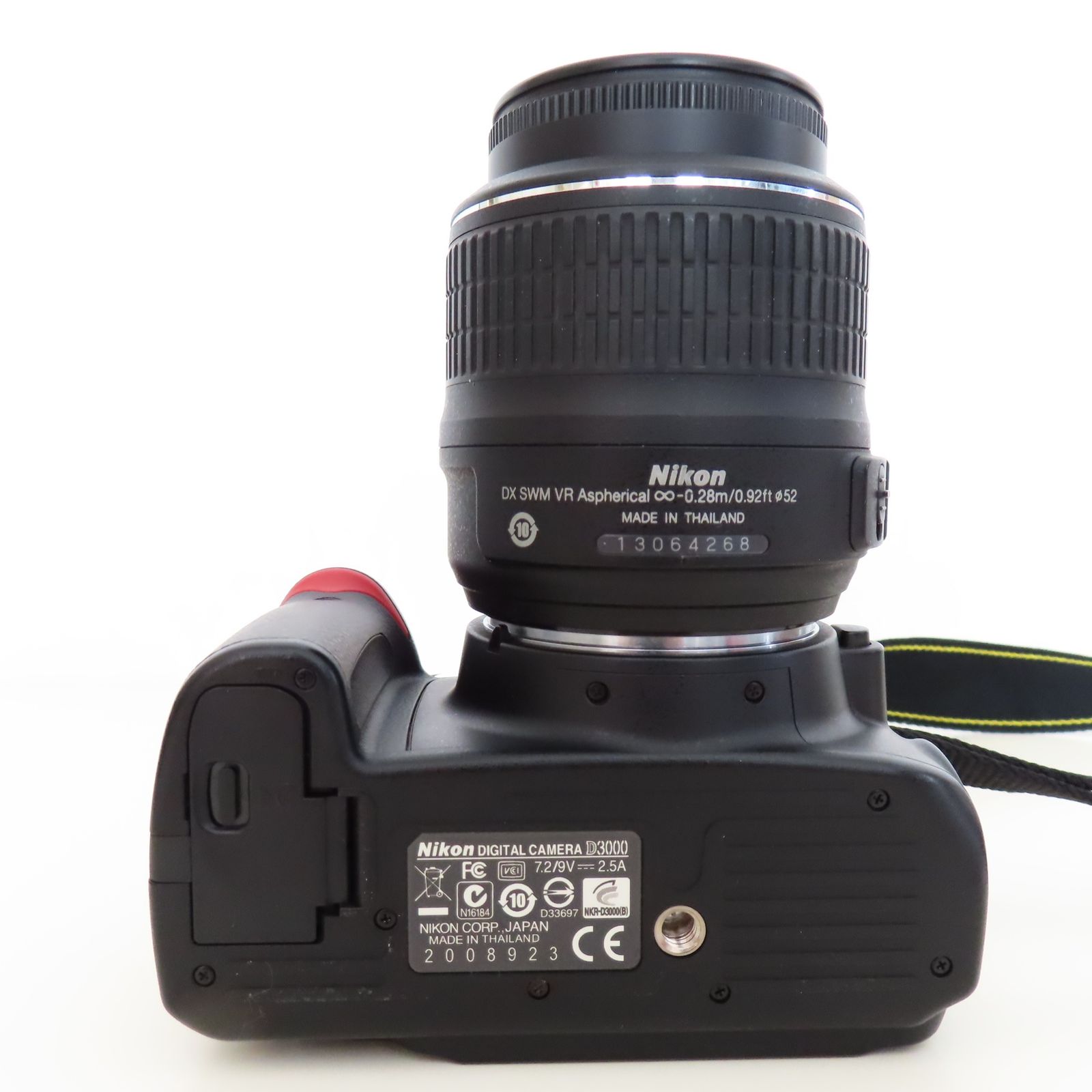 M04 動作確認済 Nikon D3000 AF-S NIKKOR 18-55mm F3.5-5.6 VR セット 充電器・説明書付き - メルカリ