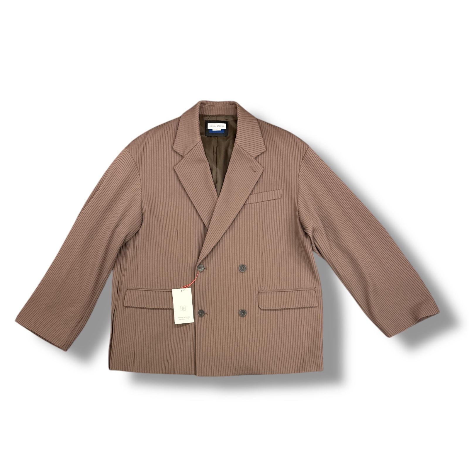 参考上代35200円 未使用品 MAISON SPECIAL 23AW Omega Rib Double 