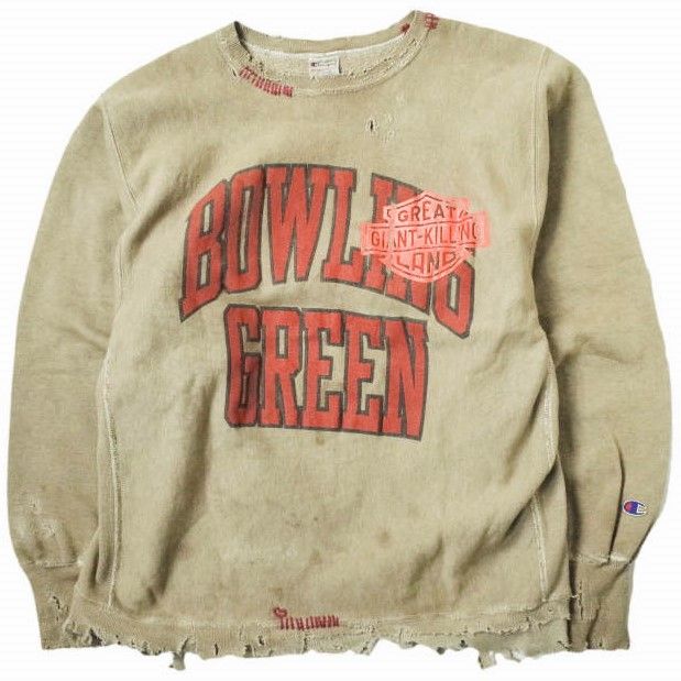 greatLAnd グレートランド COAL MINE SWEAT SHIRT コーヒー染め 