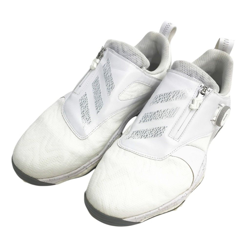 ADIDAS GOLF アディダスゴルフ 2025年モデル ID8605 コードカオス BOA 25 スパイクレス ゴルフシューズ ホワイト系 27 240101432136 ゴルフウェア メンズ ストスト
