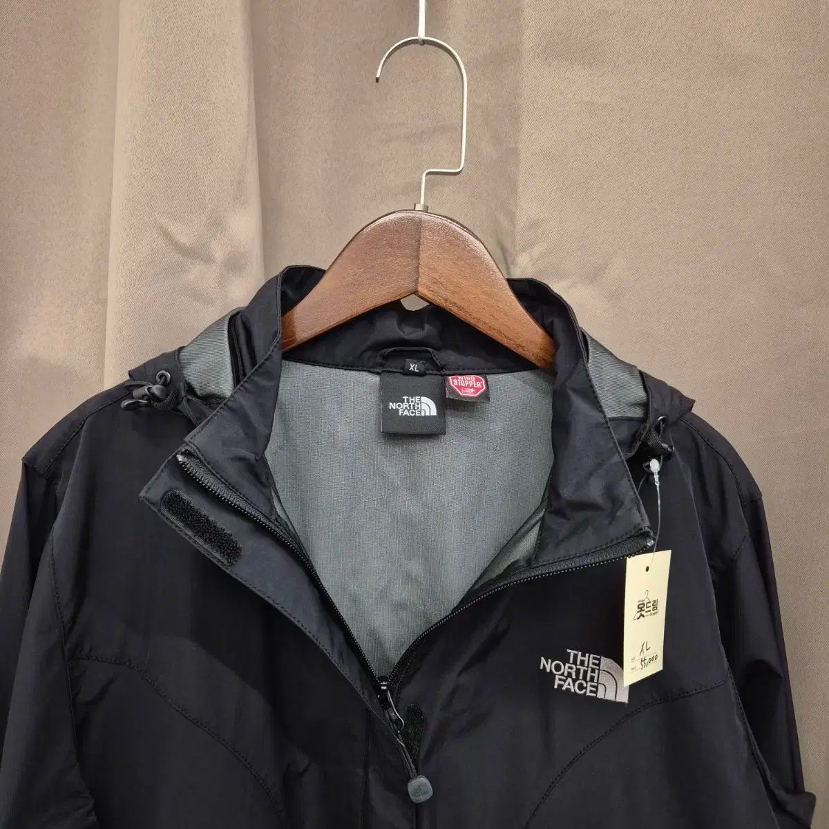 THE NORTH FACE ザ ノース フェイス ブラック ウィンドブレーカー XL