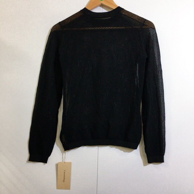 curensology レースニットプルオーバー ブラック