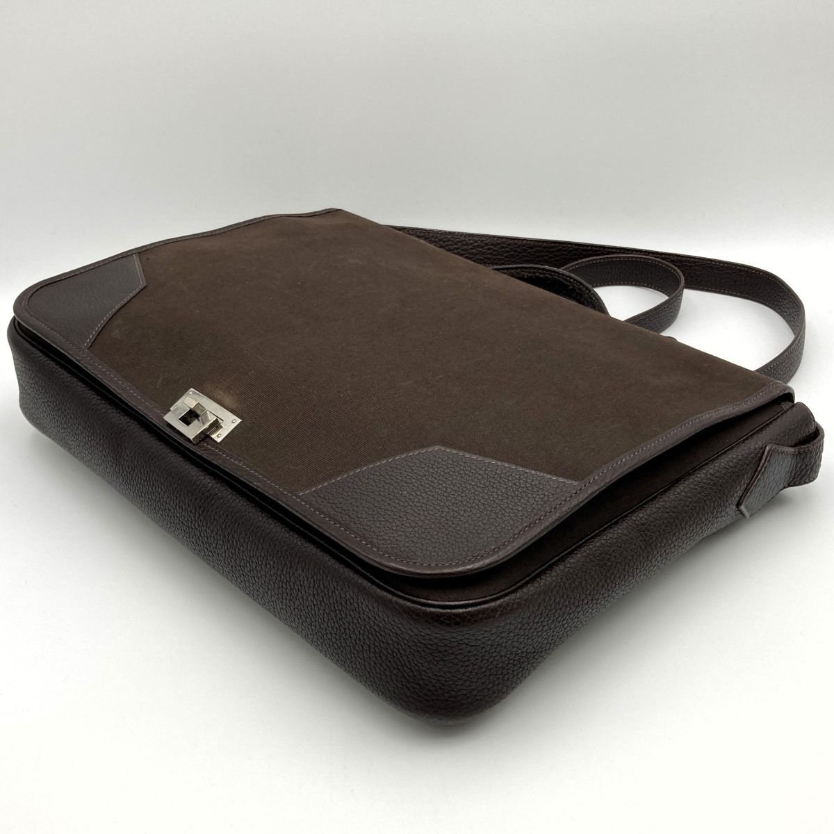 美品 HERMES エルメス ヴィクトリア ショルダーバッグ メッセンジャー