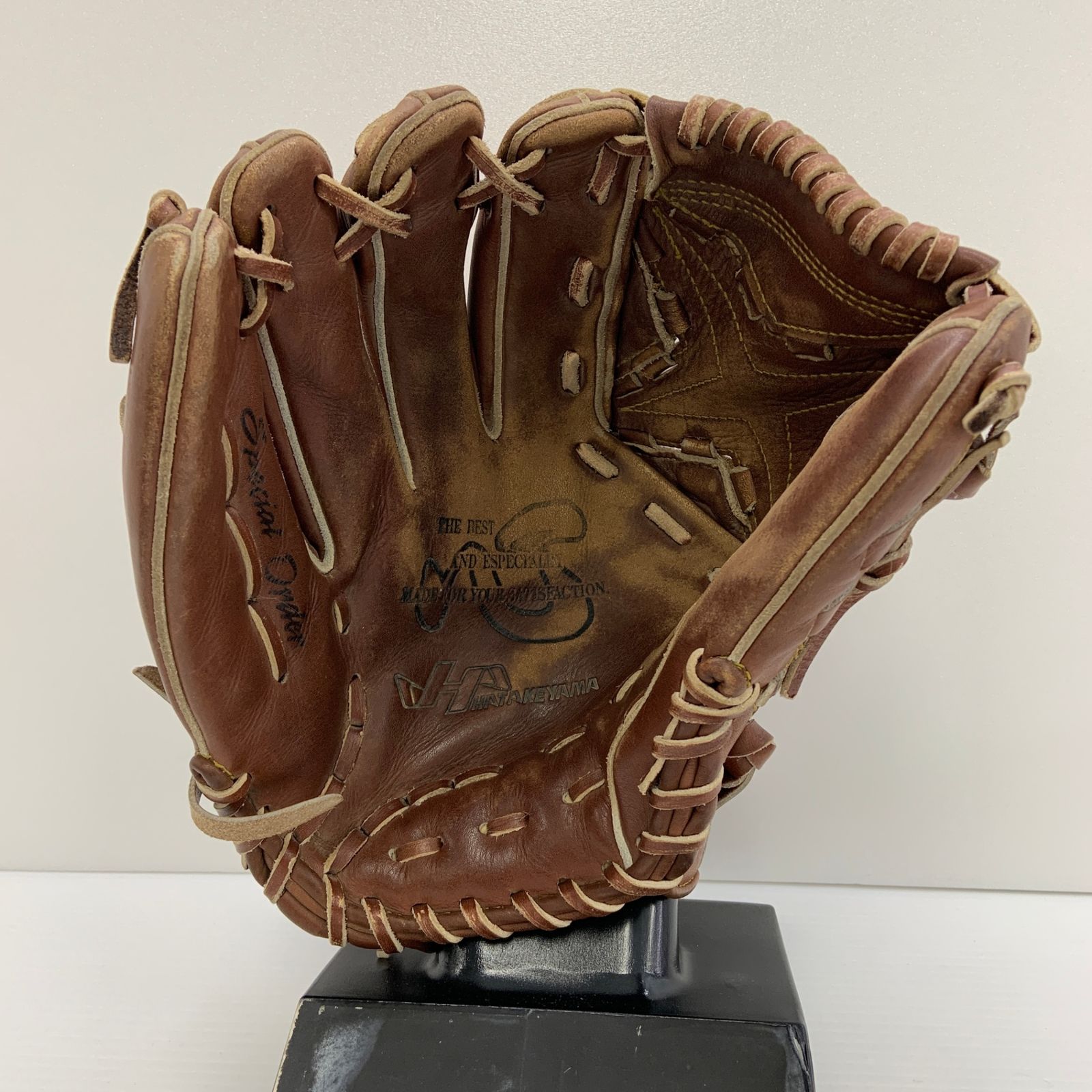 中古品☆ハタケヤマ グローブ 投手用 ハタケヤマ HATAKEYAMA 硬式 大人 一般 投手用 グローブ