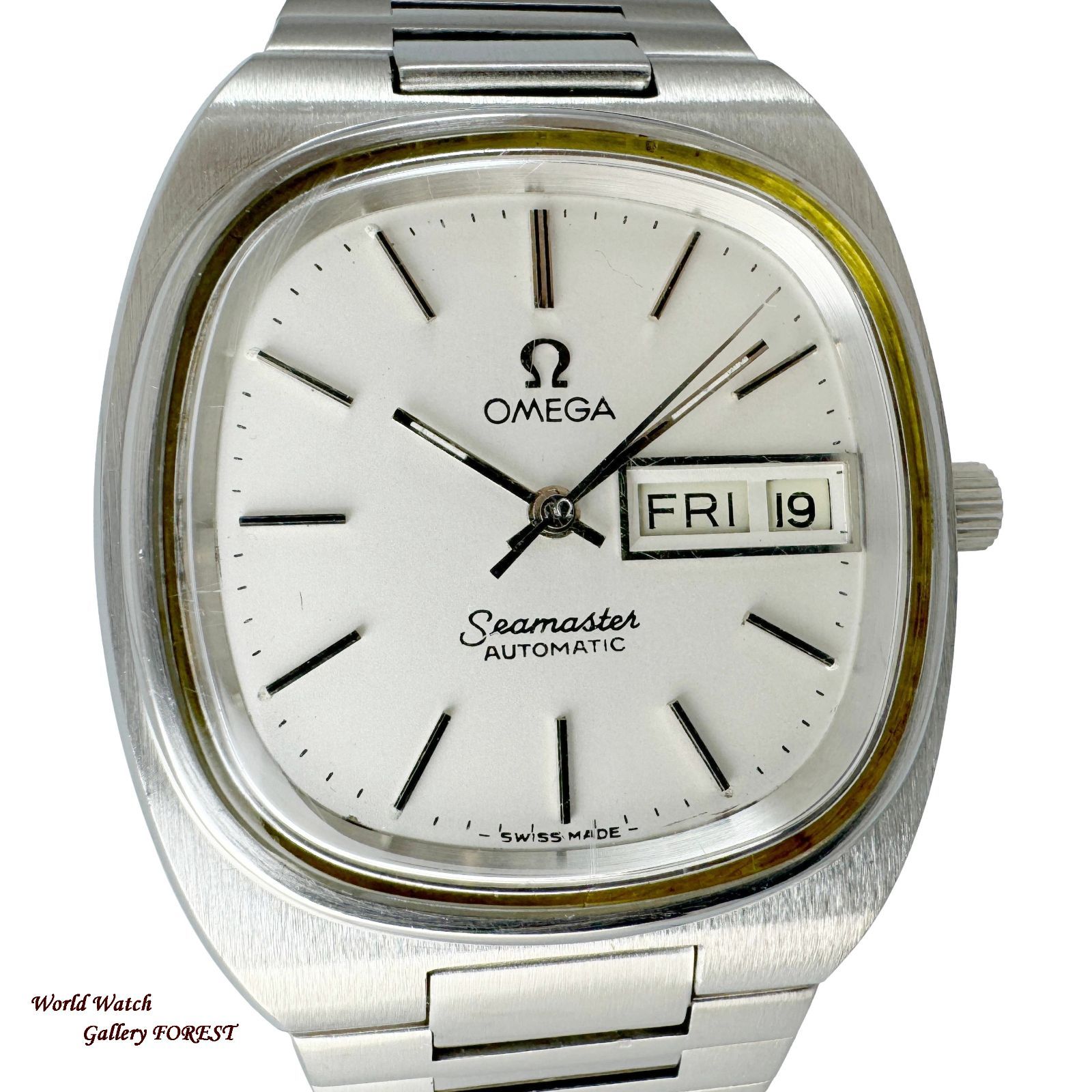 OMEGA オメガ シーマスター Cal.1020 TVスクリーン メンズ腕時計 自動巻き 166.0213 アンティーク 外装仕上げ OH済み