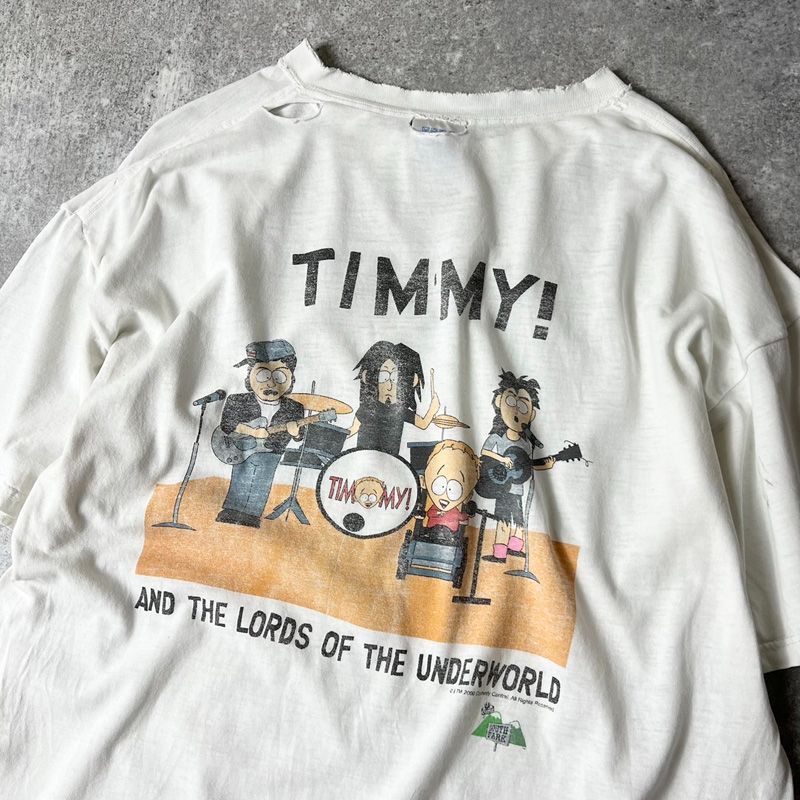 雰囲気系 00s サウスパーク Timmy バンド プリント 半袖 Tシャツ