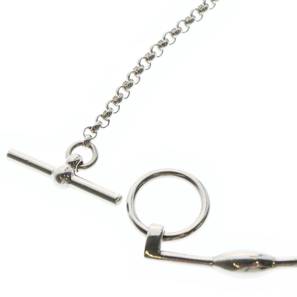 HERMES ネックレス Mors HERMES エルメス MORS de BRIDE モール ドゥ ブリッド シルバー
