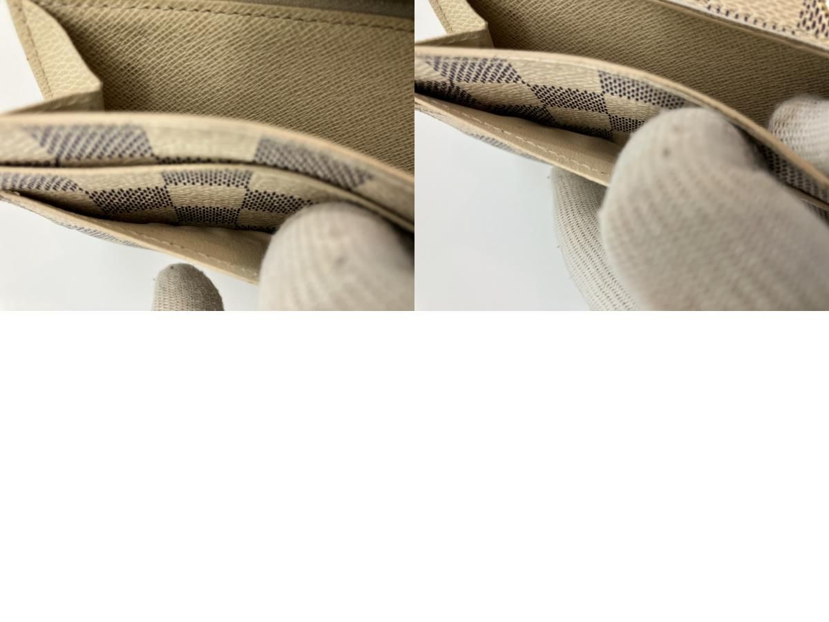 ルイヴィトン ダミエ アズール ポルトフォイユサラ 長財布 TR2178 箱 