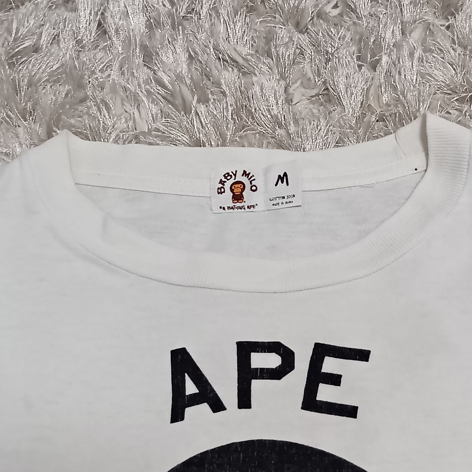 APE ベイシング エイプ BABY MILO ポロシャツ サイズ M 楽天市場】アベイシングエイプ 鹿の子 ベイビーマイロ 半袖