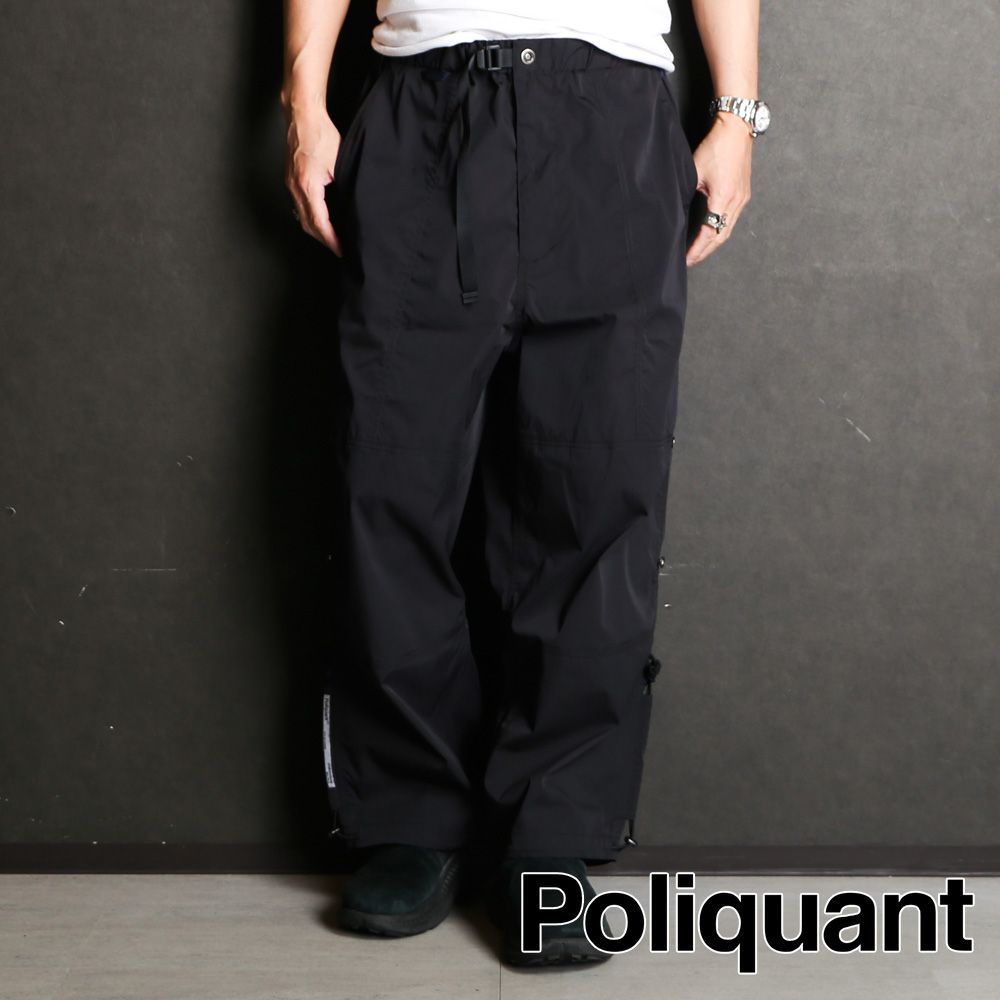 POLIQUANT/ポリクアント】 THE CHANGING LENGTH WIDE PANTS - BLACK / 2401014【送料無料】 -  メルカリ