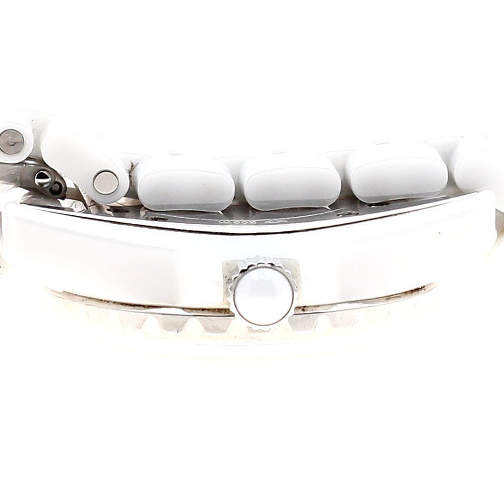 シャネル H1628 J12 白セラミック 12Pダイヤ クォーツ レディース H1628 CHANEL（シャネル） J12 白セラミック 12Pダイヤ 新品
