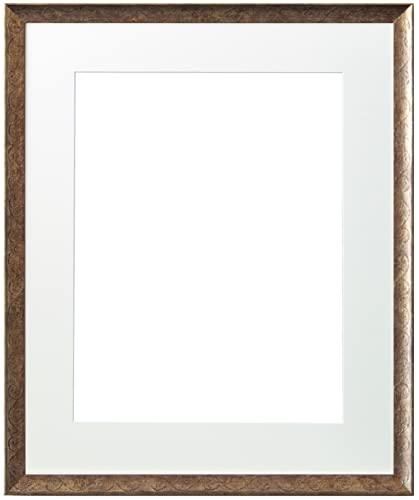 【新品・3営業日で発送】【3カラー】 額縁 マンティーヤ 水彩F6S(内寸520x428mm)中抜きマット(窓寸396x304mm)付き (LJS-22496774)