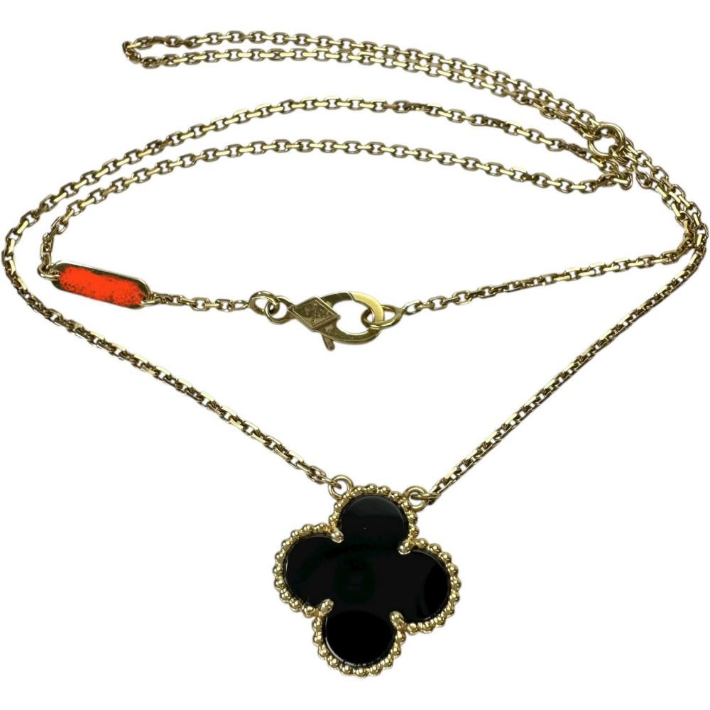 Van Cleef & Arpels/ヴァンクリーフ＆アーペル】オニキス ネックレス