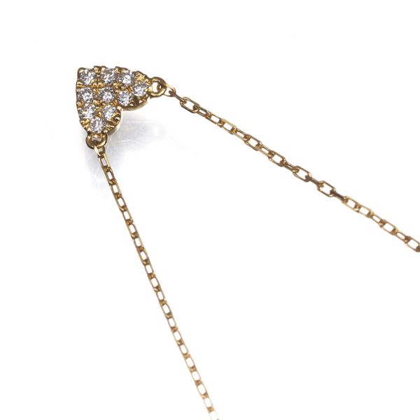 アーカー ネックレス ダイヤ ダイヤモンド 0.05ct ハートパヴェ