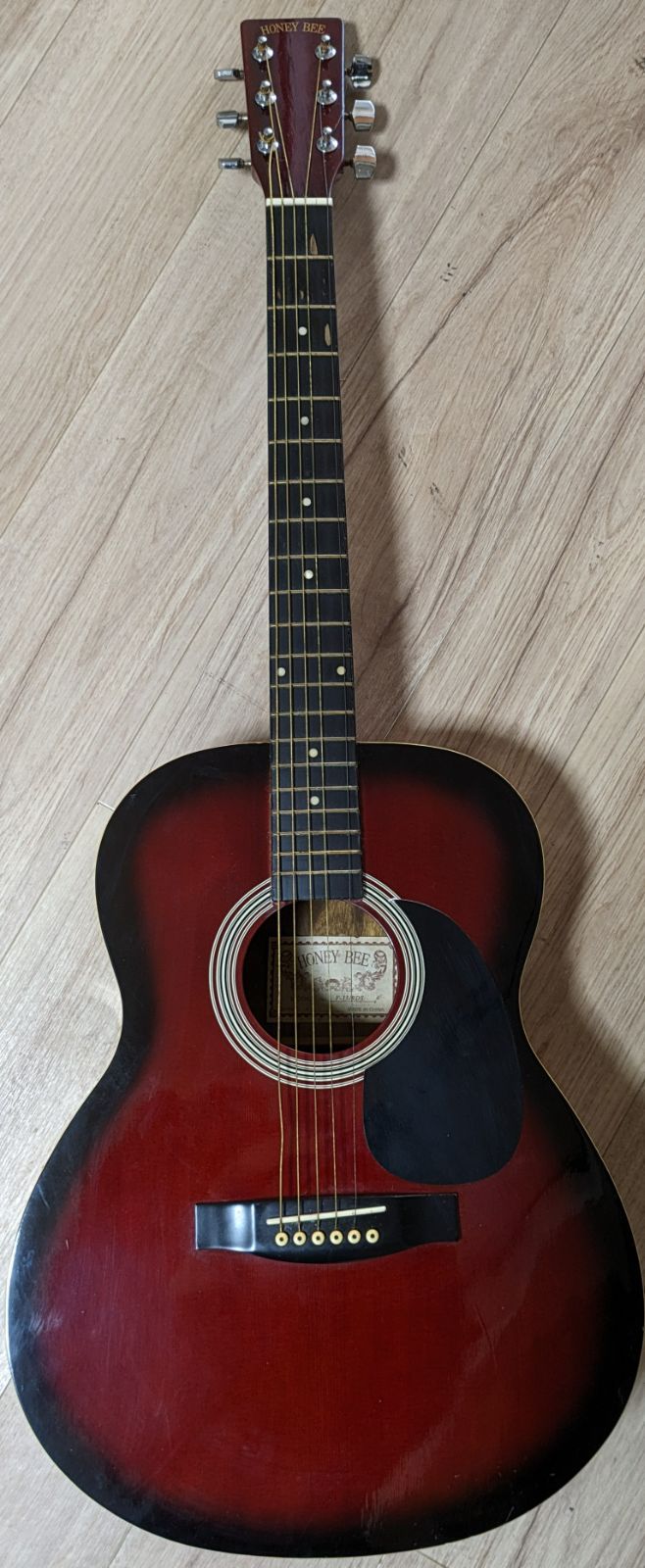 ジャンク品]model F-15 RDSアコースティックギター HONEY BEE