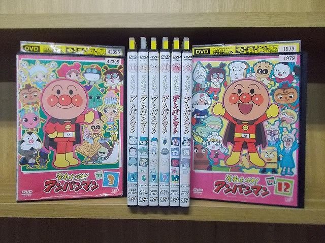 DVD それいけ!アンパンマン '14 不揃い 計8本セット ※ケース無し発送