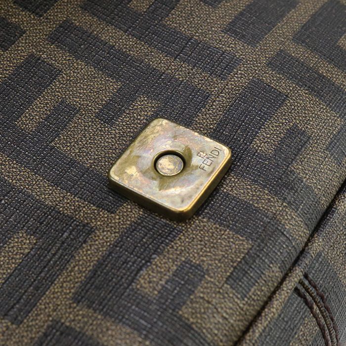 FENDI フェンディ ズッカ 7VA215 UZD 斜め掛け ショルダーバッグ PVC  