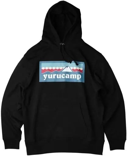 【中古】衣類 志摩リン ふじさんロゴパーカー ブラック Mサイズ 「ゆるキャン」