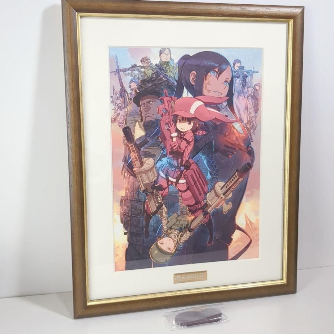 ガンゲイル・オンライン キャラファイングラフ 黒星紅白 複製イラスト