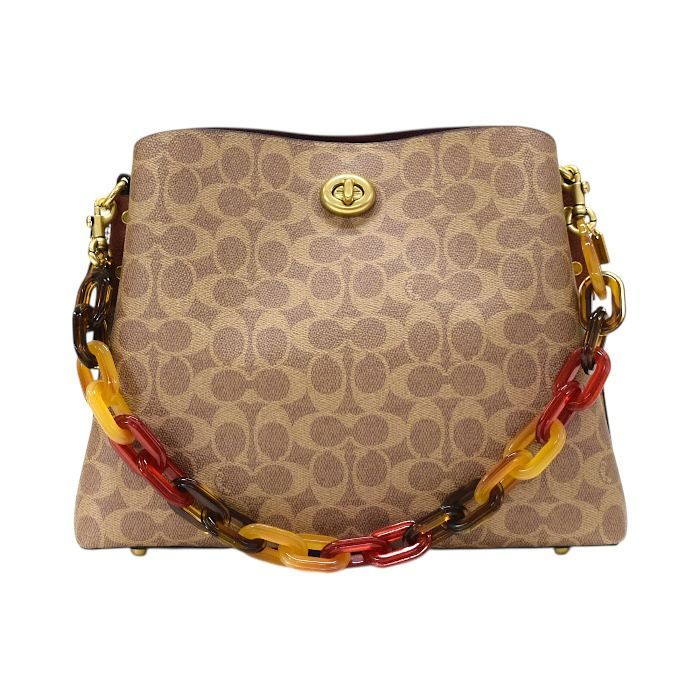 コーチ COACH ショート チェーン ストラップ ウィズ リサイクル
