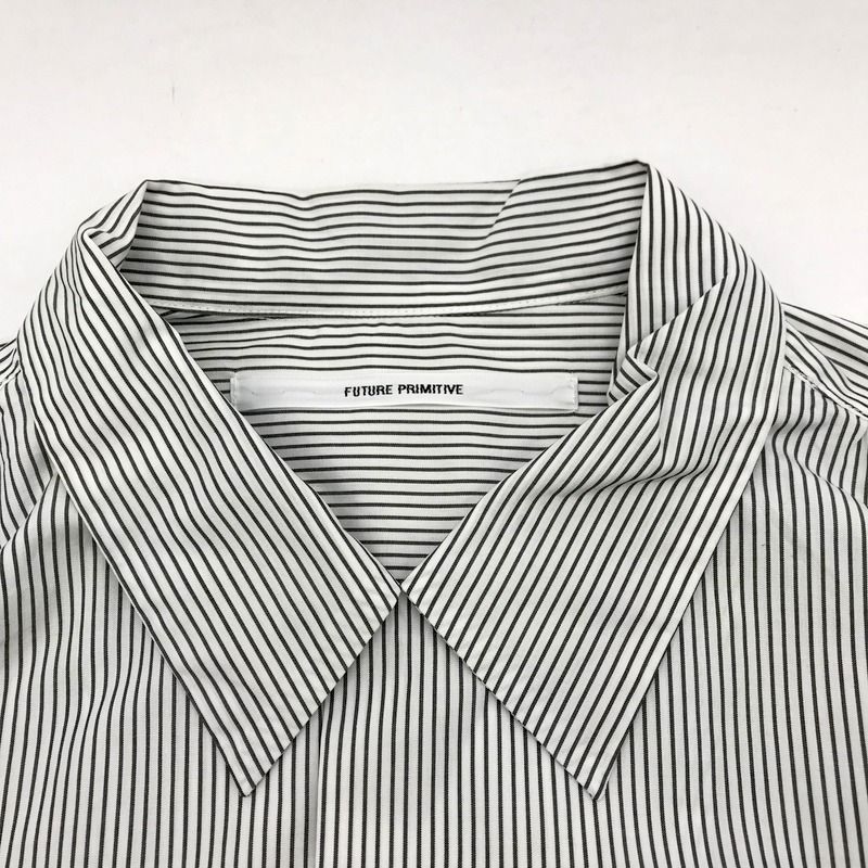 【中古】 Future Primitive JohannesHeil FUTURE PRIMITIVE ストライプ シャツ 長袖 LOUNGE SHIRT STRIPE