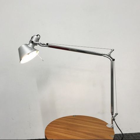 テーブル照明 照明器具 アルテミデ トロメオ クランプ アルミ シルバー W Max1185mm