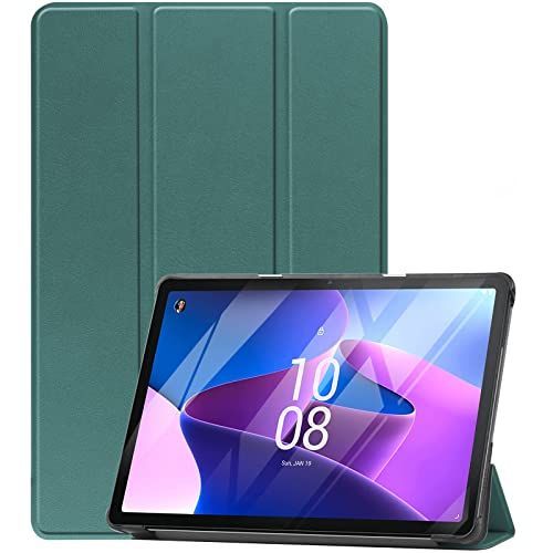 ProCase レノボ Tab M10/B10 第三世代 2022 ケース 10.1＂ スリム 薄型 スタンド機能 スマートカバー (TB328FU TB328XU ZAAE0009JP ZAAE0116JP) グリーン