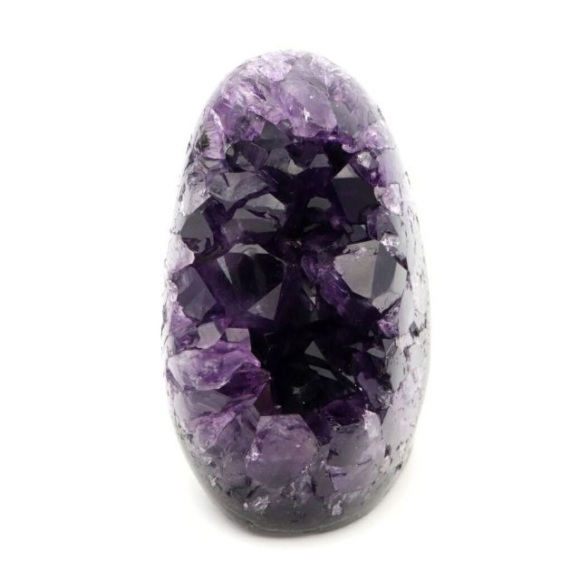 アメジスト クラスター 原石 側面磨き 底切り 1点物 175g ウルグアイ産 Amethyst 送料無料 母の日 贈り物 ギフト プレゼント