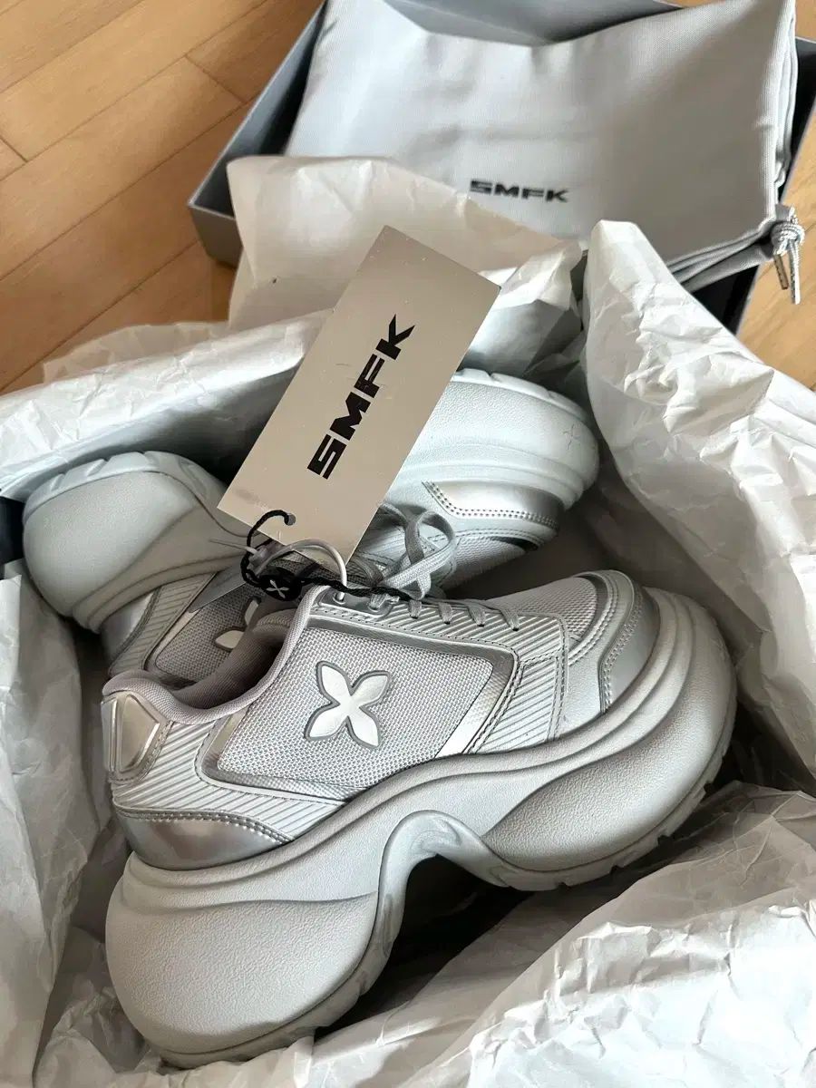 SMFK FUTURE RIPPLE ハイヒール スニーカーグレー　24cm FUTURE RIPPLE 厚底スニーカー グレー – SMFK Official