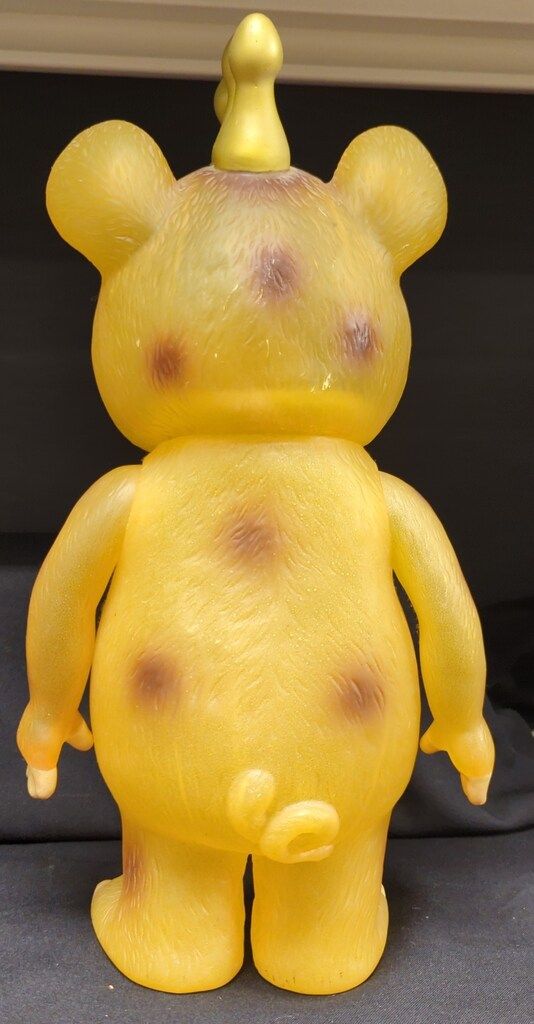 イヌクマ　ジャイアントブースカ　クリアイエロー イヌクマ 快獣ブースカ ジャイアントブースカ(クリアイエロー成型/口