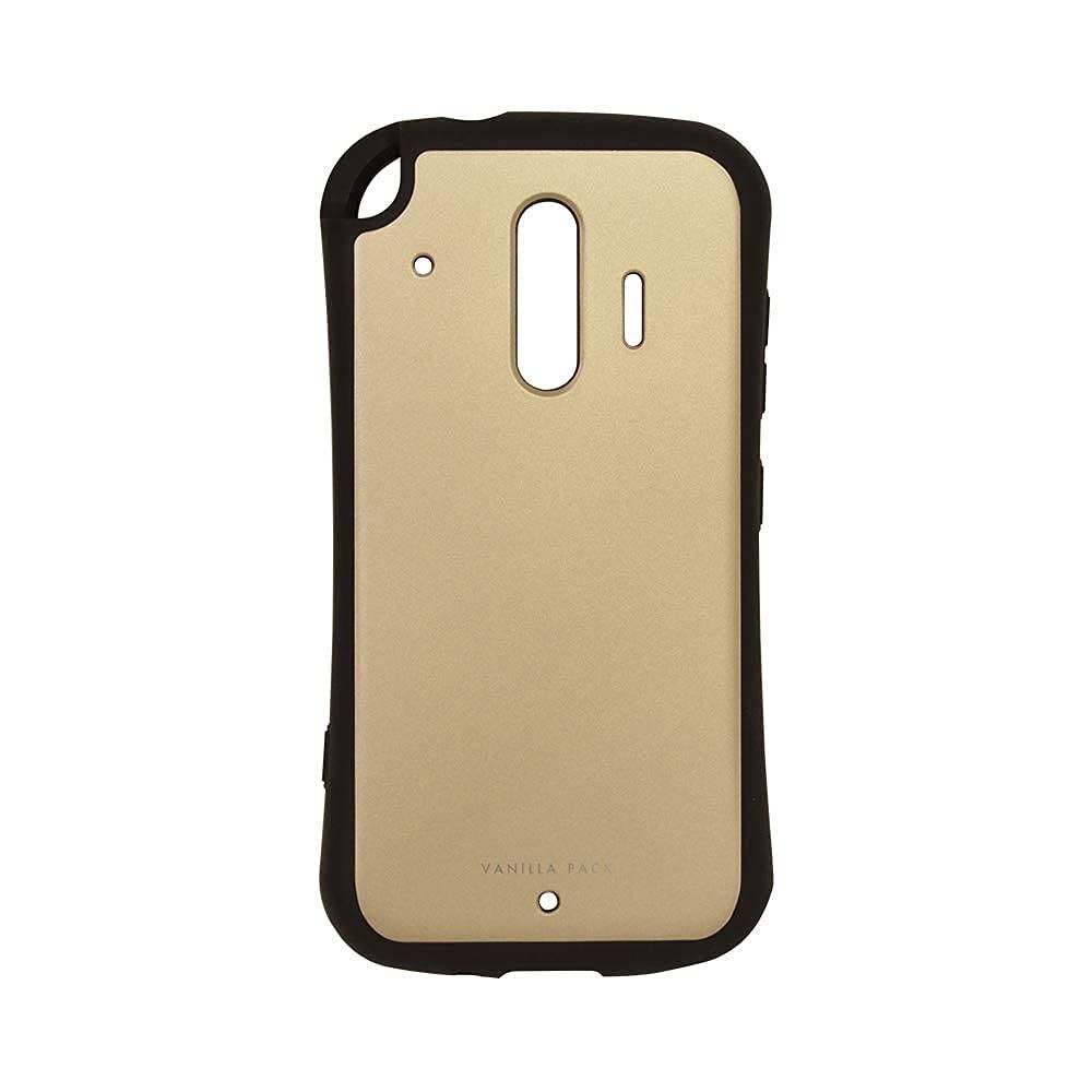 ラスタバナナ らくらくスマートフォン F-42A me F-01L ケース カバー ハイブリッド VANILLA PACK バニラパック 耐衝撃吸収 シニア ゴールド らくらくスマートフォン ミー スマホケース 5898F42AHB 
