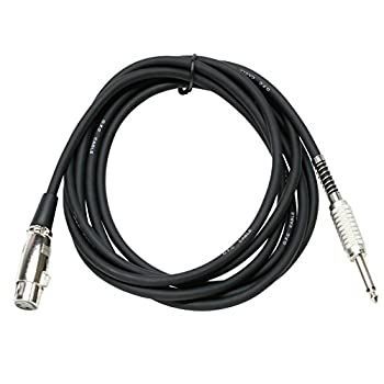 -非常に良い TECH マイクケーブル XLR メス | フォン オス 3m TMC-3 ブラック
