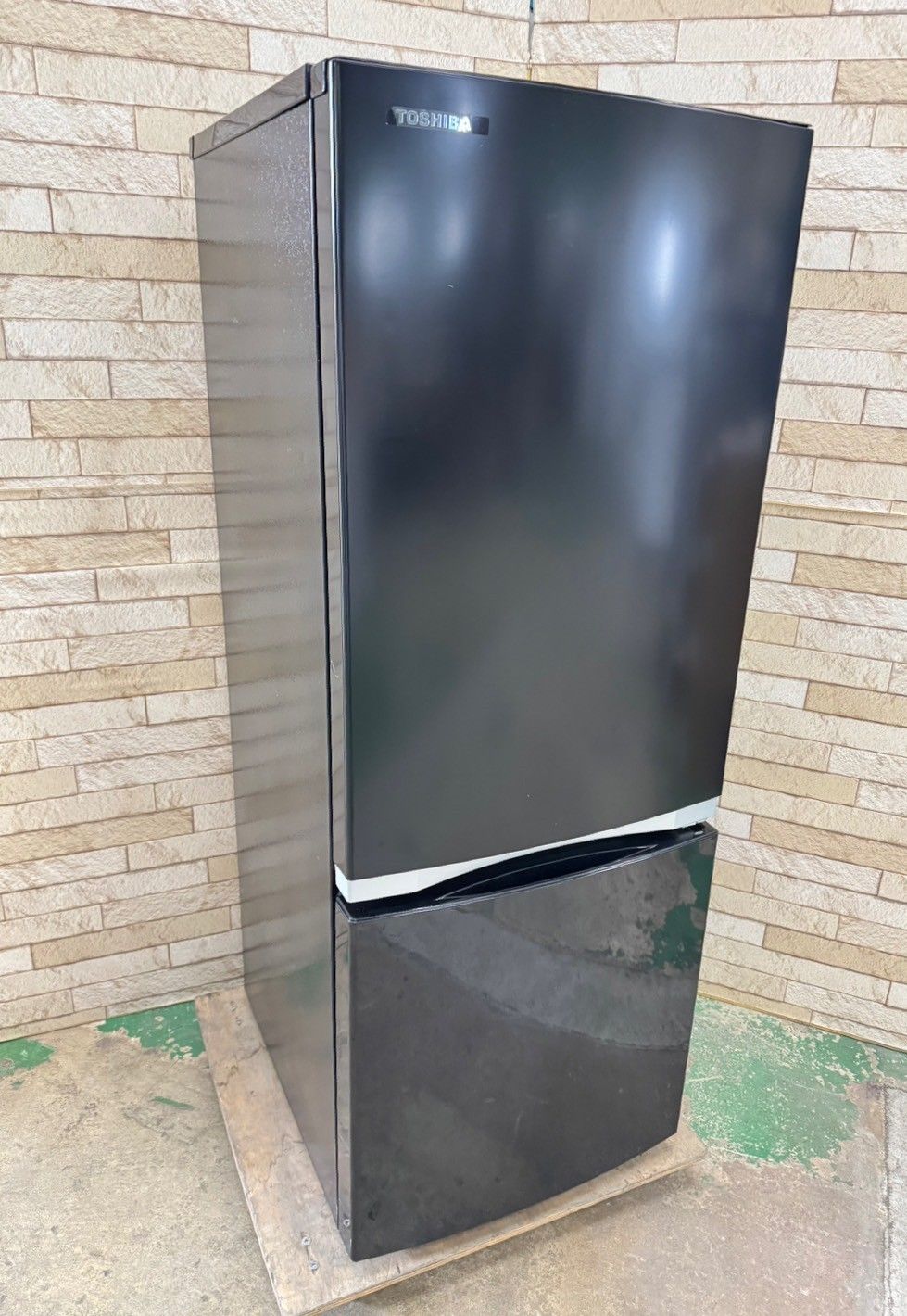 大阪 3か月保障付き 冷蔵庫 東芝 2ドア 2020年 GR-S15BS K IR-633