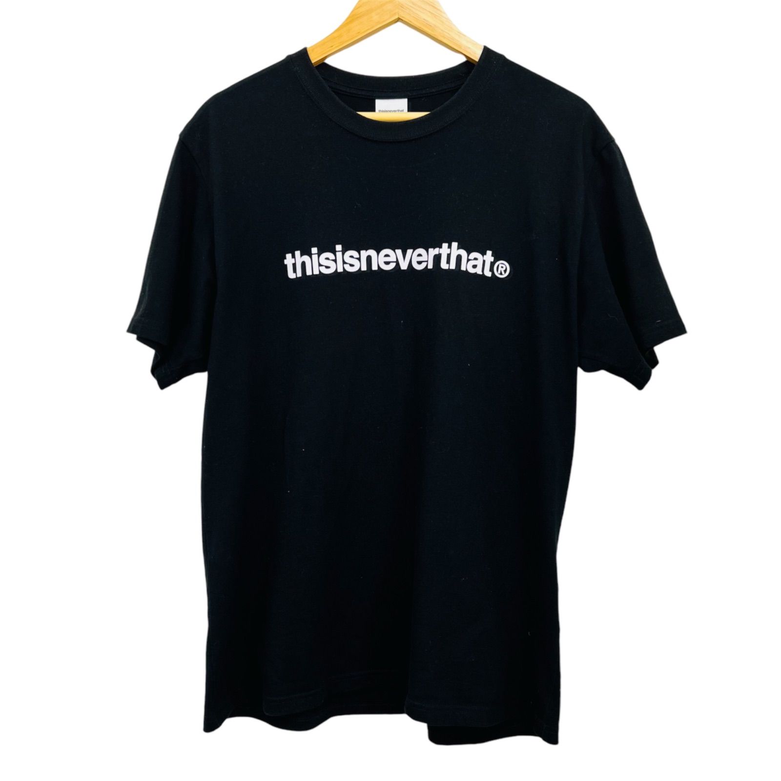 Thisisneverthat 半袖Tシャツ Tシャツ T-Logo Tee ディスイズネバーザット ネバザ Mサイズ ブラック - メルカリ