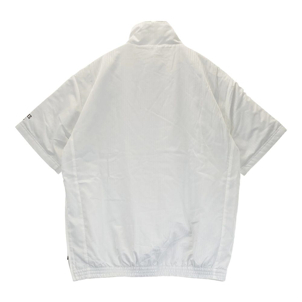 ハーフジップ半袖 中綿ブルゾン