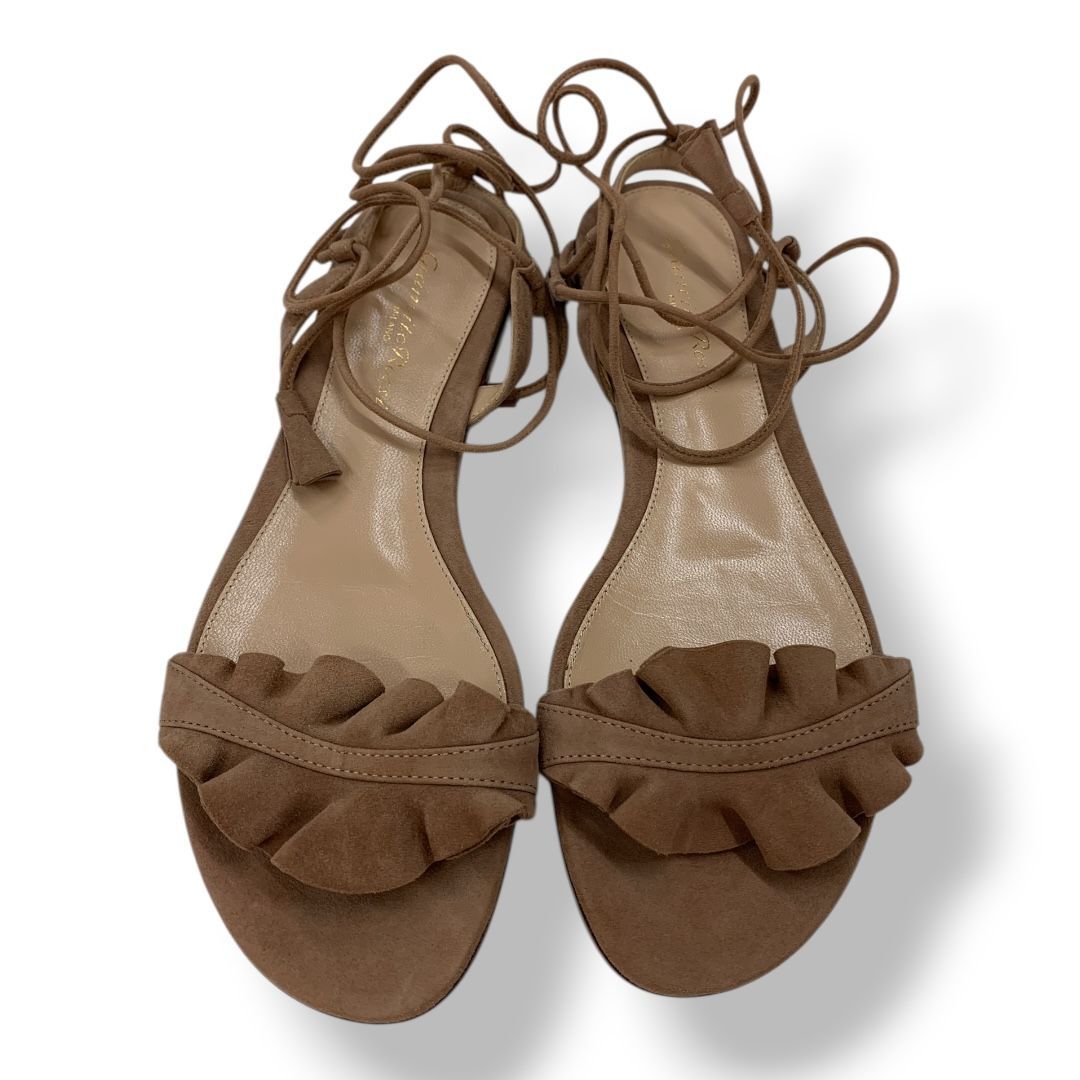 Gianvitc Rossi ジャンヴィト ロッシ サンダル ブラウン 23.5ｃｍ 管理B 195