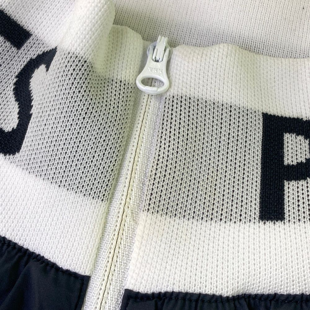 サイズ：4 PEARLY GATES パーリーゲイツ ジップジャケット ボーダー柄