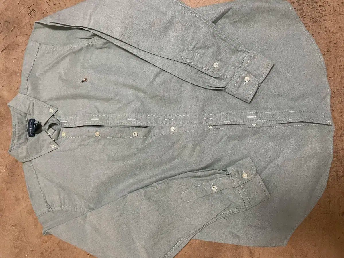 【雷市場（ポンジャン）商品韓国直送】 ポロ Ralph Lauren(ラルフローレン) ボーイズ オックスフォード シャツ 緑 xl 聖人 95