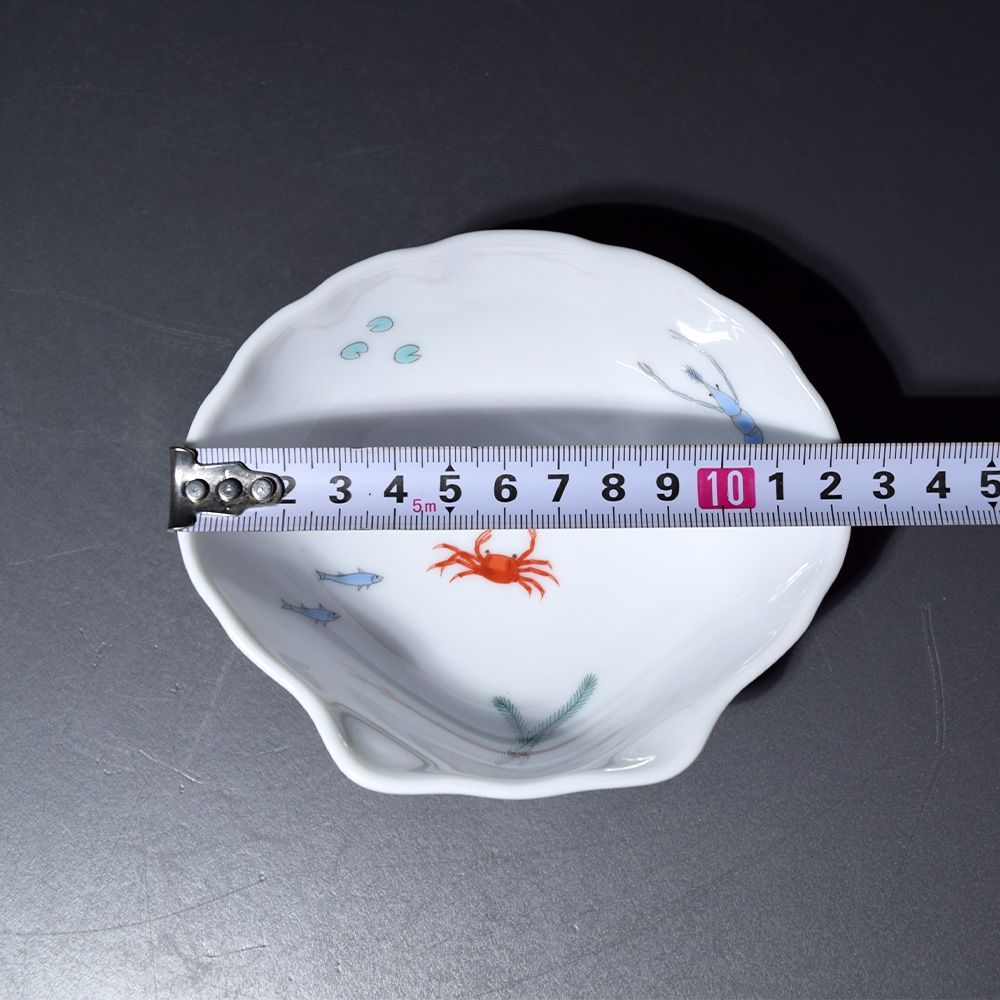 有田焼 宮内庁御用達 深川製磁 おもいで 皿 小皿 貝型皿 取皿 蟹 三ツ足 小鉢 和食器 WWW_OLIVIERBERNSTEIN_COM