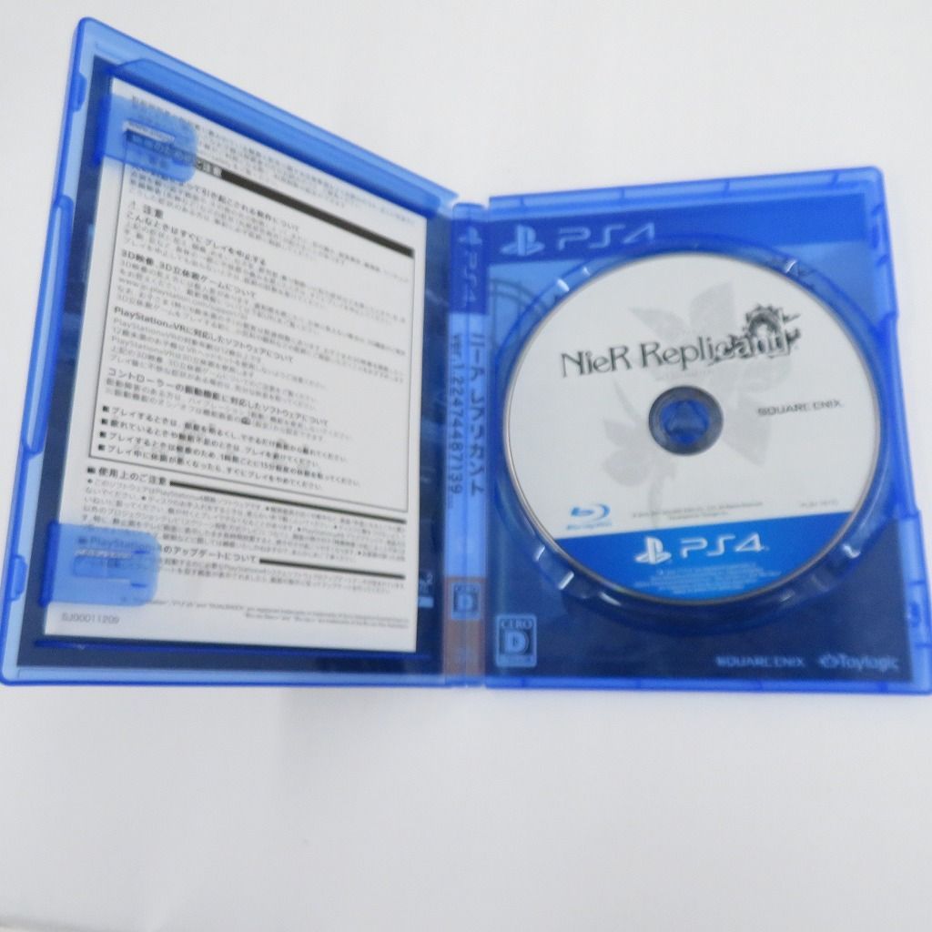 瀬戸店】PS4 ニーア レプリカント ホワイトスノーエディション 限定版 